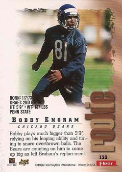 1996 Fleer Metal #129 Bobby Engram Back