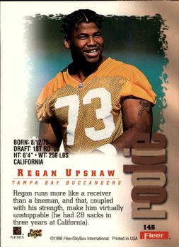 1996 Fleer Metal #146 Regan Upshaw Back