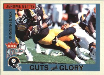 2002 Fleer Platinum - Guts and Glory #13 GG Jerome Bettis Front
