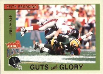 2002 Fleer Platinum - Guts and Glory #15 GG Keith Brooking Front