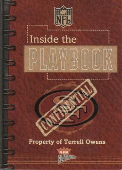 2002 Fleer Platinum - Inside the Playbook #27 PB Terrell Owens Front