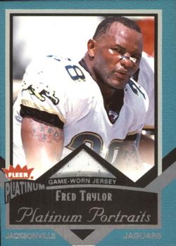 2002 Fleer Platinum - Portraits Memorabilia #PP/FT Fred Taylor Front