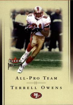 2002 Fleer Premium - All-Pro Team #19 APT Terrell Owens Front