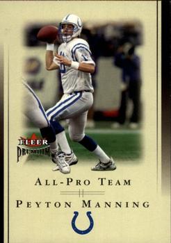 2002 Fleer Premium - All-Pro Team #20 APT Peyton Manning Front