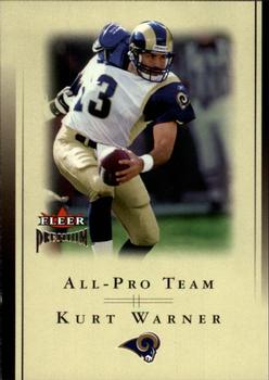 2002 Fleer Premium - All-Pro Team #22 APT Kurt Warner Front