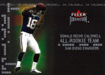 2002 Fleer Premium - All-Rookie Team #5 AR Donald Reche Caldwell Front