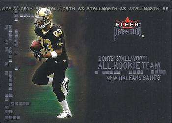 2002 Fleer Premium - All-Rookie Team #6 AR Donte Stallworth Front