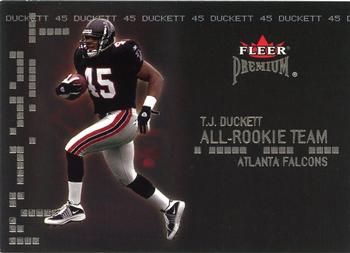 2002 Fleer Premium - All-Rookie Team #8 AR T.J. Duckett Front