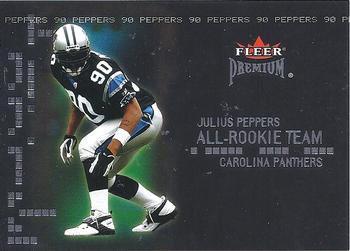 2002 Fleer Premium - All-Rookie Team #10 AR Julius Peppers Front