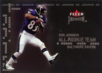 2002 Fleer Premium - All-Rookie Team #15 AR Ron Johnson Front