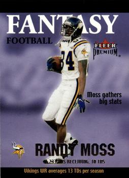 2002 Fleer Premium - Fantasy Team #11 FT Randy Moss Front