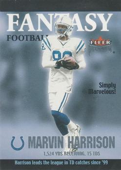 2002 Fleer Premium - Fantasy Team #13 FT Marvin Harrison Front