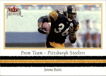 2002 Fleer Premium - Prem Team #7 PT Jerome Bettis Front