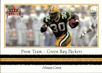 2002 Fleer Premium - Prem Team Ruby #5 PT Ahman Green Front