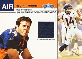 2002 Fleer Showcase - Air to the Throne Jerseys #NNO Brian Griese Front