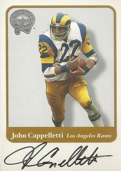 2002 Fleer Throwbacks - Greats of the Game Autographs #NNO John Cappelletti Front