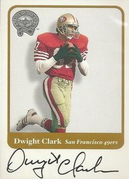 2002 Fleer Throwbacks - Greats of the Game Autographs #NNO Dwight Clark Front