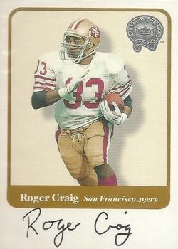2002 Fleer Throwbacks - Greats of the Game Autographs #NNO Roger Craig Front