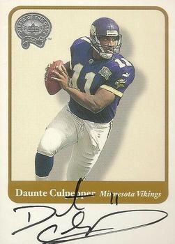 2002 Fleer Throwbacks - Greats of the Game Autographs #NNO Daunte Culpepper Front