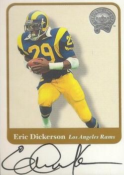 2002 Fleer Throwbacks - Greats of the Game Autographs #NNO Eric Dickerson Front