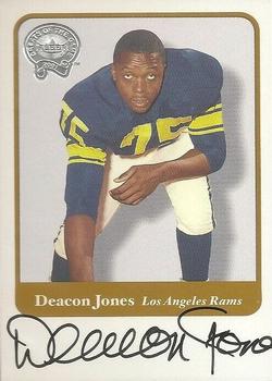 2002 Fleer Throwbacks - Greats of the Game Autographs #NNO Deacon Jones Front
