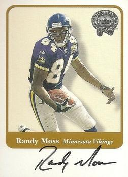 2002 Fleer Throwbacks - Greats of the Game Autographs #NNO Randy Moss Front