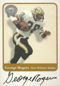 2002 Fleer Throwbacks - Greats of the Game Autographs #NNO George Rogers Front