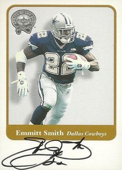 2002 Fleer Throwbacks - Greats of the Game Autographs #NNO Emmitt Smith Front