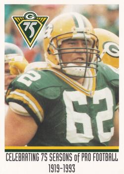 1993 Green Bay Packers Police - No Sponsor #4 Matt Brock Front