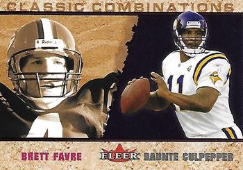 2002 Fleer - Classic Combinations Retail #15 CC Brett Favre / Daunte Culpepper Front