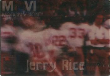 1996 Motion Vision #7 Jerry Rice Front