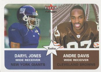 2002 Fleer - Tiffany #285 Andre Davis / Daryl Jones Front