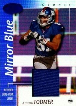2002 Leaf Certified - Mirror Blue Materials #60 Amani Toomer Front
