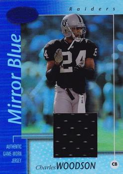 2002 Leaf Certified - Mirror Blue Materials #65 Charles Woodson Front