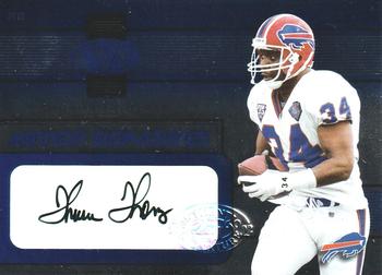 2002 Leaf Certified - Mirror Blue Signatures #MS-4 Thurman Thomas Front
