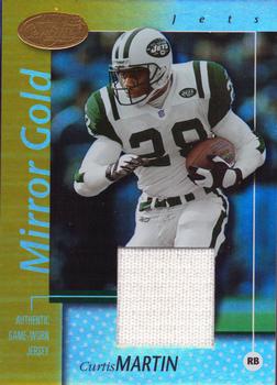 2002 Leaf Certified - Mirror Gold Materials #62 Curtis Martin Front