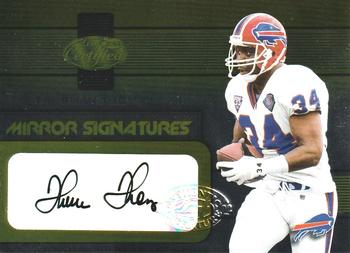 2002 Leaf Certified - Mirror Gold Signatures #MS-4 Thurman Thomas Front