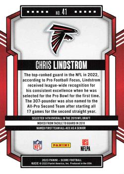 2023 Score #41 Chris Lindstrom Back
