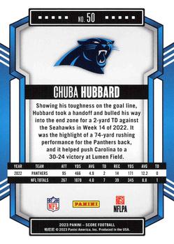 2023 Score #50 Chuba Hubbard Back