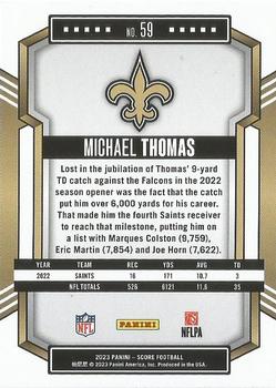 2023 Score #59 Michael Thomas Back