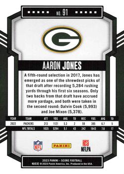 2023 Score #91 Aaron Jones Back