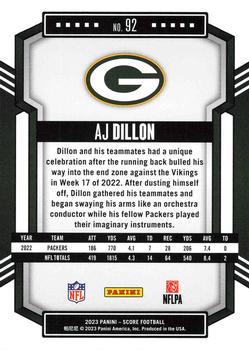 2023 Score #92 AJ Dillon Back