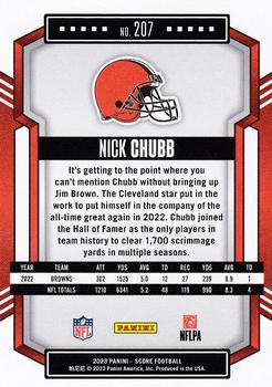 2023 Score #207 Nick Chubb Back