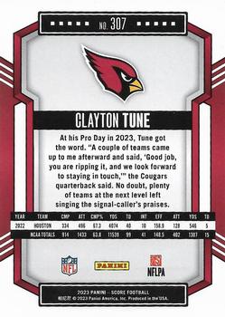 2023 Score #307 Clayton Tune Back