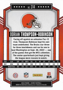 2023 Score #314 Dorian Thompson-Robinson Back