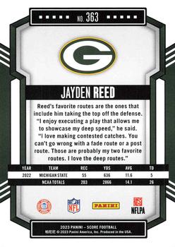2023 Score #363 Jayden Reed Back