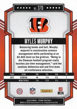 2023 Score #370 Myles Murphy Back
