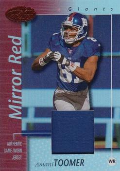 2002 Leaf Certified - Mirror Red Materials #60 Amani Toomer Front