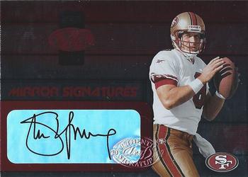 2002 Leaf Certified - Mirror Red Signatures #MS-8 Steve Young Front