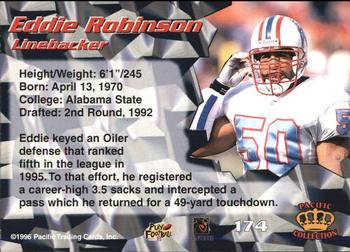 1996 Pacific #174 Eddie Robinson Back